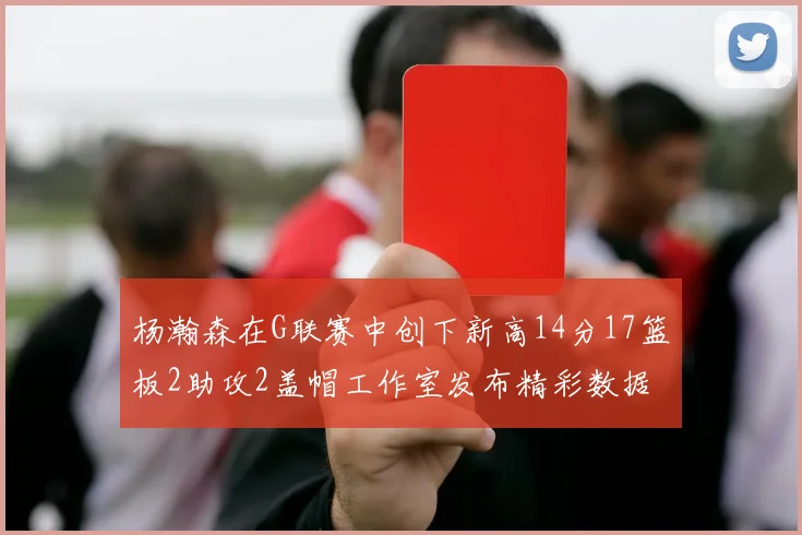 杨瀚森在G联赛中创下新高14分17篮板2助攻2盖帽工作室发布精彩数据海报